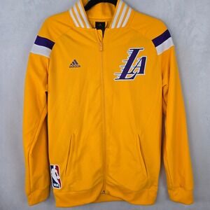 Los Angeles Lakers Adidas On‎ Court Warmup Jacket Rare 2014-15 Kobe Shaq Mens S